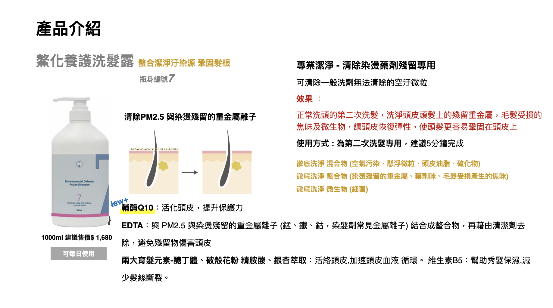 鰲化養護洗髮露